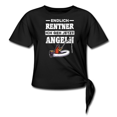 Angeln T-Shirt - Endlich Rentner Angeln Papa Geschenk Rente Opa