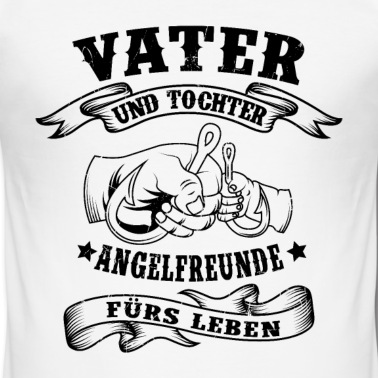 Angeln T-Shirt - Vater und Tochter Angeln