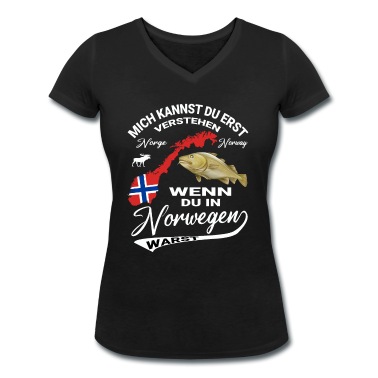 Angeln T-Shirt - Norwegen Angler Fischer Design für einen Angler
