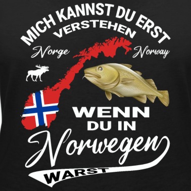 Angeln T-Shirt - Norwegen Angler Fischer Design für einen Angler