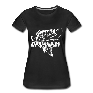 Angeln T-Shirt - Angler lustig Geschenk Angeln ist auch Sport