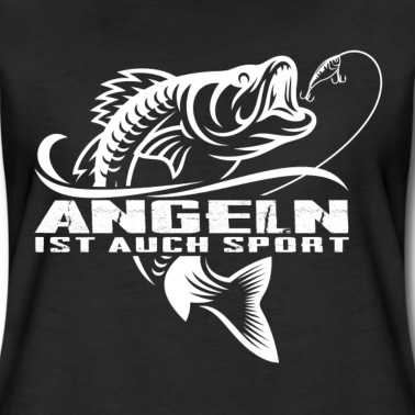 Angeln T-Shirt - Angler lustig Geschenk Angeln ist auch Sport