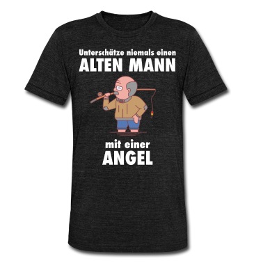 Angeln T-Shirt - Unterschätze niemals einen alten Mann... - Angeln