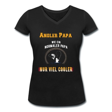 Angeln T-Shirt - Angeln Angler cooler Papa Fischer Fischen Vatertag