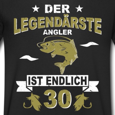 Angeln T-Shirt - 30 Jahre Geschenk 30 Geburtstag Angler Angeln