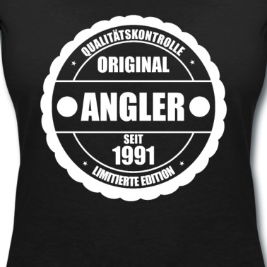 Angeln T-Shirt - 30. geburtstag Angler Angeln 1991 Geschenkidee