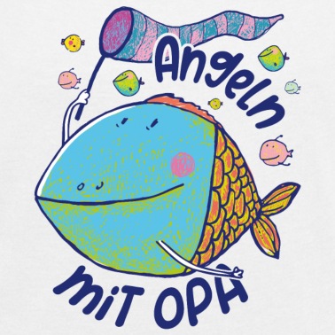 Angeln T-Shirt - Angeln mit Opa | lustiger Fisch