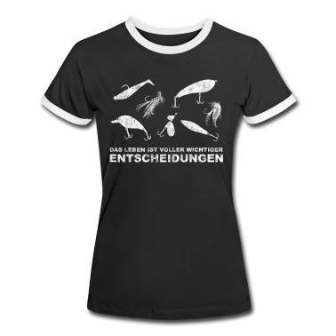 Angeln T-Shirt - Angelköder - Raubfische Angeln