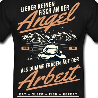 Angeln T-Shirt - Angeln gegen Arbeit Geschenk für Rentner