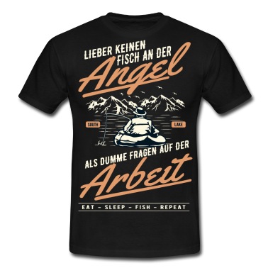 Angeln T-Shirt - Angeln gegen Arbeit Geschenk für Rentner