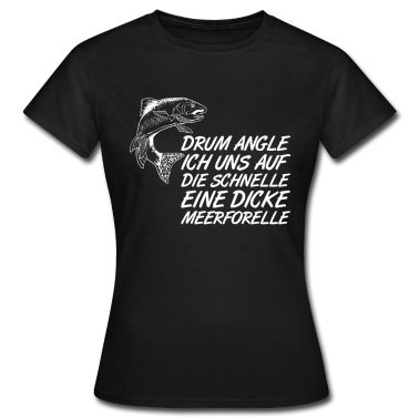 Angeln T-Shirt - Meerforelle Lachsforelle Fischen Meerforellen MeFo