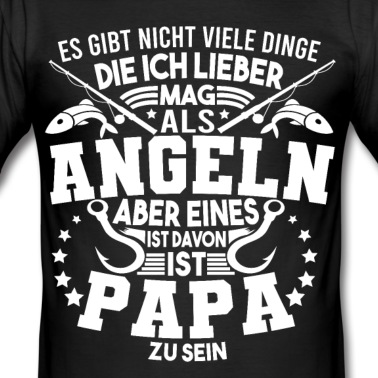 Angeln T-Shirt - Angler Papa T-Shirt Es gibt nicht viele Dinge die