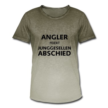 Angeln T-Shirt - Angler feiert Junggesellenabschied Angeln Geschenk