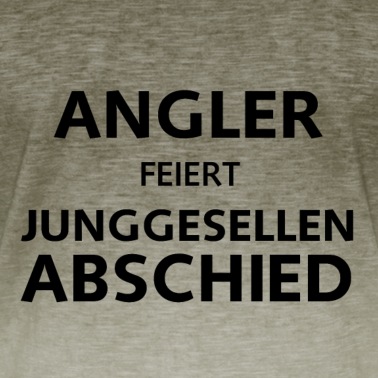 Angeln T-Shirt - Angler feiert Junggesellenabschied Angeln Geschenk
