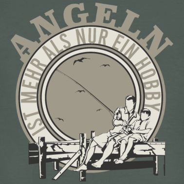 Angeln T-Shirt - Angeln Vater und Sohn fischen gemeinsam