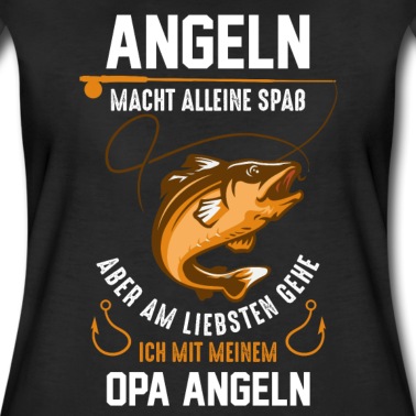 Angeln T-Shirt - Angeln Opa Angler Angel Geschenk
