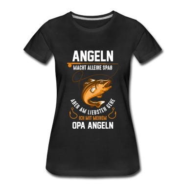 Angeln T-Shirt - Angeln Opa Angler Angel Geschenk