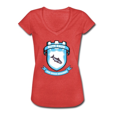 Angeln T-Shirt - Rute raus der Spaß beginnt Angeln, Angler, Fischer