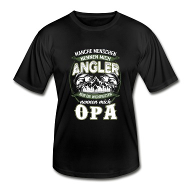 Angeln T-Shirt - Angler Angeln Opa Papa Vater Angelrute