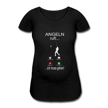 Angeln T-Shirt - angeln ruft ich muss gehen Angler Geschenk