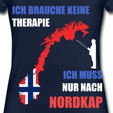 Angeln T-Shirt - Angeln Norwegen Nordkap Urlaub Ferien Geschenk