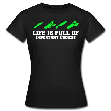 Angeln T-Shirt - Spinnfischen Köderwahl Gummifische Angeln Angler