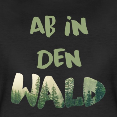 Angeln T-Shirt - Wald Wandern Jäger Jagd Campen Angeln
