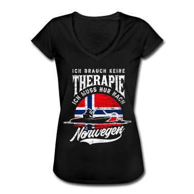 Angeln T-Shirt - Norwegen Urlaub Ferien Geschenk