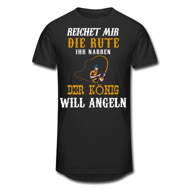 Angeln T-Shirt - Angeln Angler Angelrute der König Geschenkidee