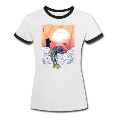 Angeln T-Shirt - Design Köder Fische Angeln Angler fischen geschenk
