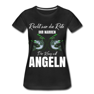 Angeln T-Shirt - Der König will Angeln - Geschenkidee