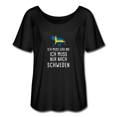 Angeln T-Shirt - Ich muss nach SCHWEDEN Sverige Elch Geschenk