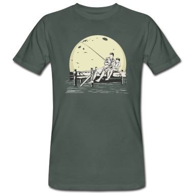 Angeln T-Shirt - Angeln wie der Vater so der Sohn Papa Shirt