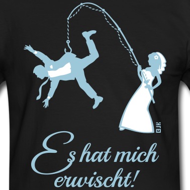 Angeln T-Shirt - Es Hat Mich Erwischt! (Junggesellenabschied JGA)