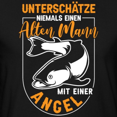 Angeln T-Shirt - Angler Angeln Angelrute Papa Vater Opa Geburtstag