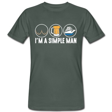 Angeln T-Shirt - Titten Bier Bootfahren Ponton Kapitän Vater