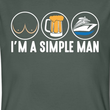 Angeln T-Shirt - Titten Bier Bootfahren Ponton Kapitän Vater