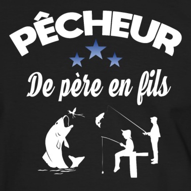 Angeln T-Shirt - Fischer vom Vater zum Sohn. Familienfischen