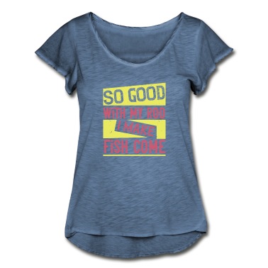 Angeln T-Shirt - T-Shirt: So gut mit meiner Rute, dass ich Fische kommen lasse