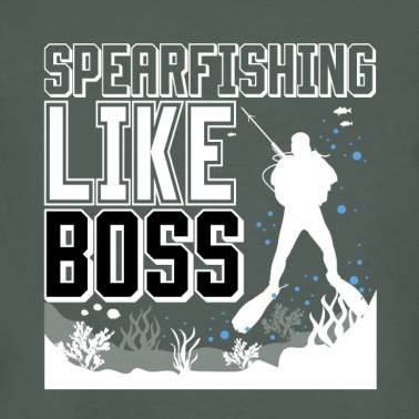 Angeln T-Shirt - SpearFishing Like a Boss Geschenkidee