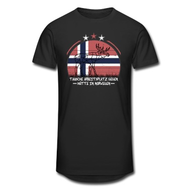 Angeln T-Shirt - Hütte in Norwegen