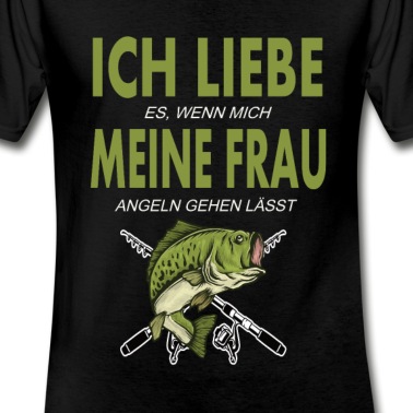 Angeln T-Shirt - Ich Liebe meine Frau
