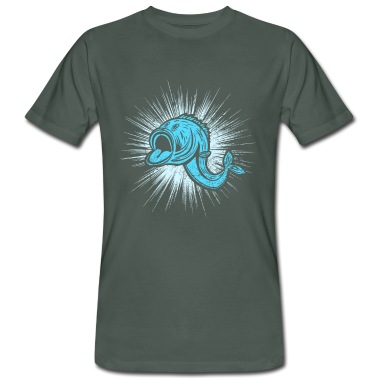 Angeln T-Shirt - Fischkopf Angeln Dorsch Fischen