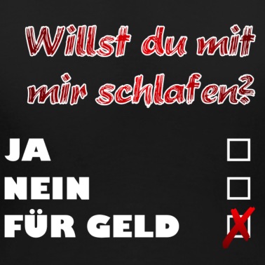 Angeln T-Shirt - Willst du mit mir schlafen? 1 Geld Frage Mallorca