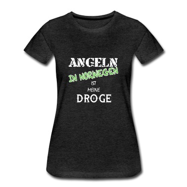 Angeln T-Shirt - Angeln in Norwegens meine Droge