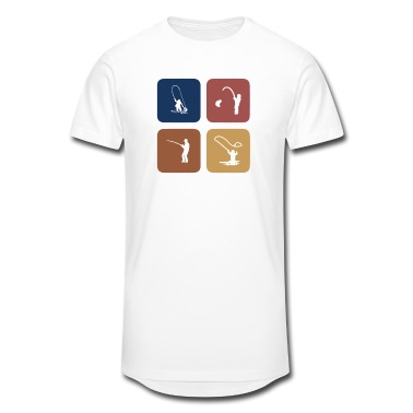 Angeln T-Shirt - Fischen Angeln Geschenk Angler Eisfischer Fisch