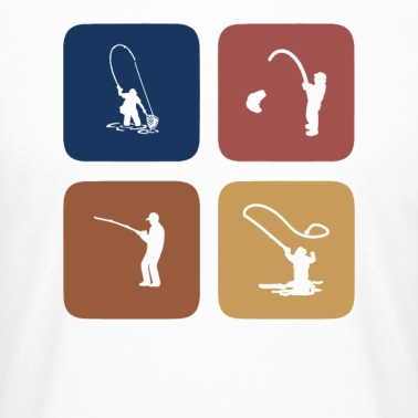 Angeln T-Shirt - Fischen Angeln Geschenk Angler Eisfischer Fisch