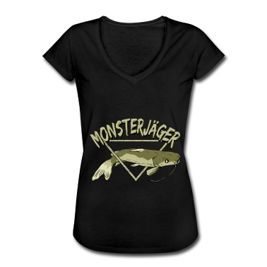 Angeln T-Shirt - Wels Monsterjäger Waller Wallerangler Angelfan