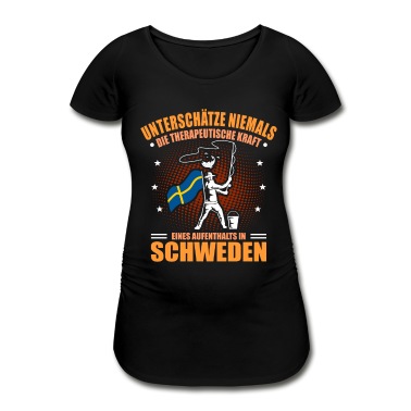 Angeln T-Shirt - Angeln Schweden Angeltrip Angelurlaub Angler
