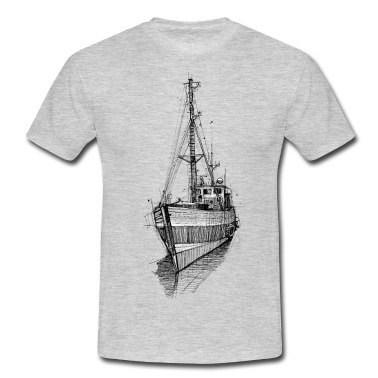 Angeln T-Shirt - Kutter sw